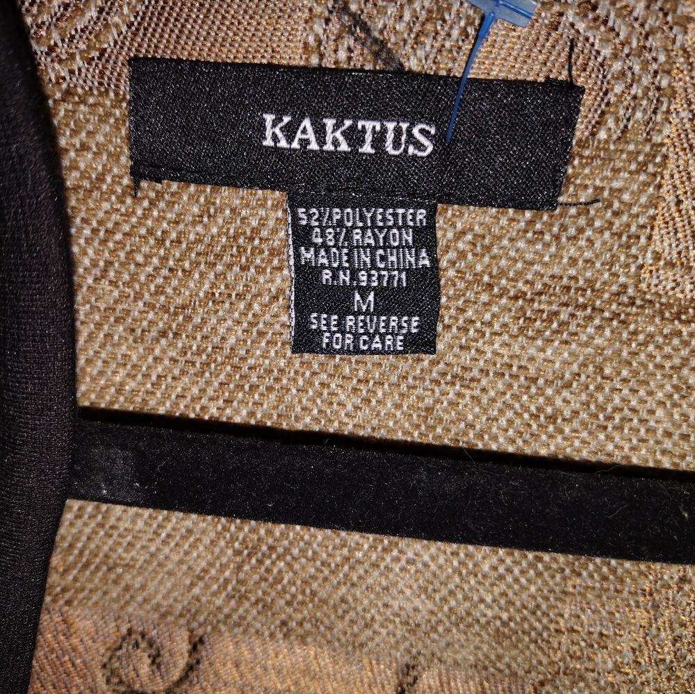 Kaktus Women's Multicolor Patchwork Jacket Size M - image 2